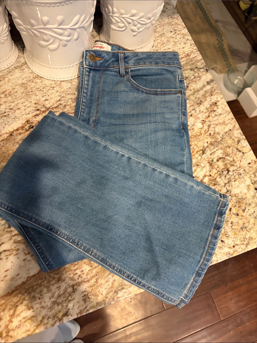Wrangler Light Blue Men's Bootcut Jeans